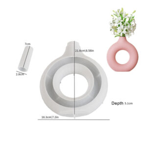 Circle Vase Silicone Mold