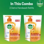 Dettol Handwash Re-Energize Refill Double Pack (170ml x 2) Liquid Soap Combo - Image 3