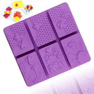 Honeycomb Rectangle Soap Mold