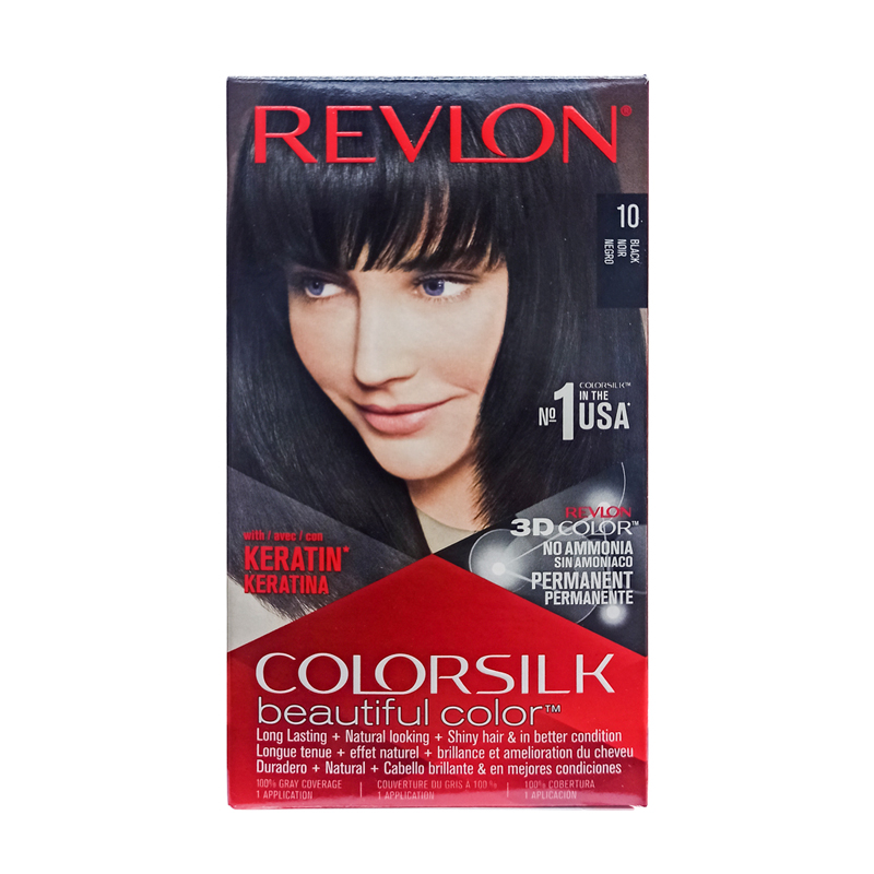 Revlon-Colorsilk-Hair-Color-Black-10 Revlon Colorsilk Hair Color Black 10 - Image 1