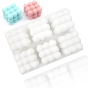 Rubik Cube Shape Silicone Soap Mold