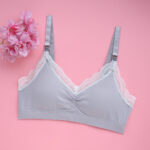 Valene Pure Love Maternity Nursing Bra-Silver Gray - Image 2