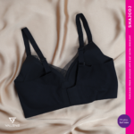 Valene Super Comfortable Premium Bra - Black - Image 3