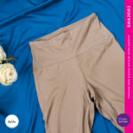 Armela High Waist Leggings - Sand Brown - Image 3