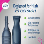 Veet Expert All-in-One Women's Trimmer Full Body, Bikini, Face & Eyebrow Grooming Trimmer Electric Shaver - Image 3
